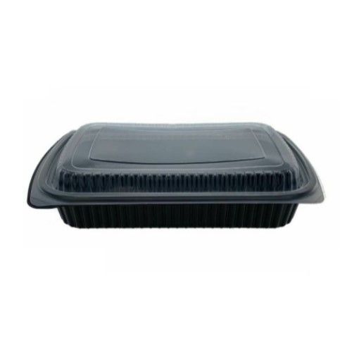 Somoplast [820] 1250cc Black Microwaveable Container (Base)