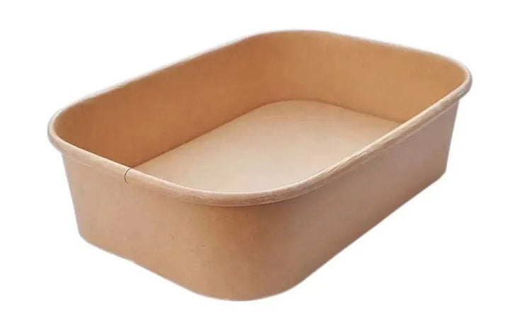 500ml Rectangular Kraft Bowl (Base)