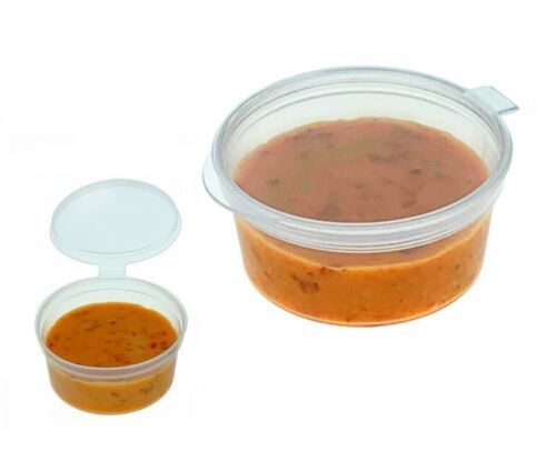 2oz Hinged Round Sauce Pot