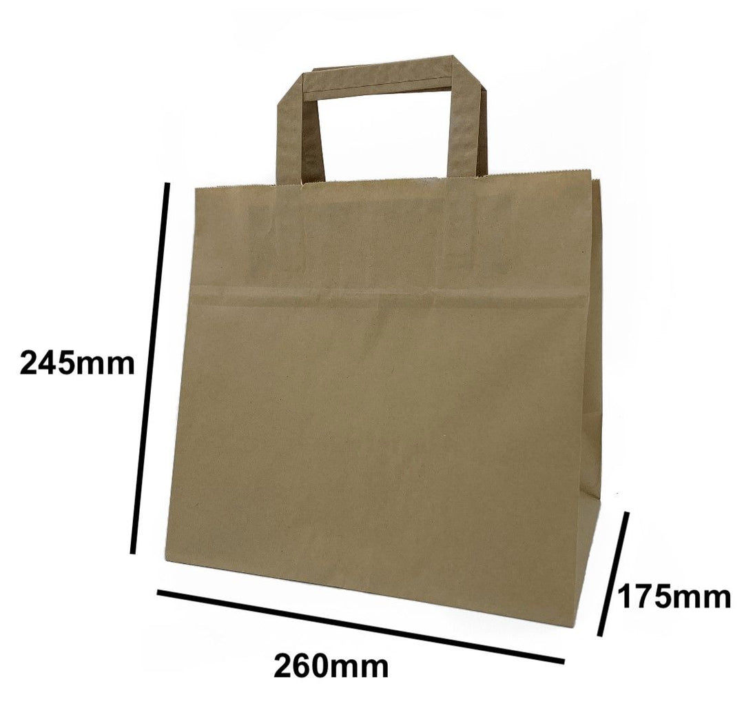 X-Large Wide Kraft SOS Carrier Bag